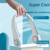 Portable Hanging Neck Fan | Super Cooling Strong Fan 360° | Bladeless Hanging Neck Fan For Kitchen | Rechargeable USB Mini Neck Fan For Summer Sport Travel Outdoor (Random Color)