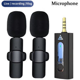 ULTIMATE K35 Professional Vlogging High Quality Collar Wireless Microphone