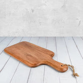 Acacia Oblong Cutting Board - Wooden 16" x 8" Face Grain Kikar Wood Chopping Board
