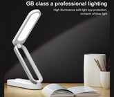 B005 LED Folding Table Lamp – Rechargeable Stepless Dimmable Desk Light with Type-C Charging & Lithium Battery