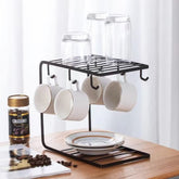 Mug Stand Holder Tree Rack – Modern Space-Saving Mug Organizer with Smooth Hooks for Kitchen & Coffee Corner Decor