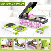 16-in-1 multifunctional slicer & cutter