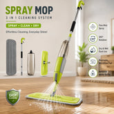 360° Rotating Spray Mop with Refillable Water Tank | Microfiber Flat Floor Cleaning Mop for Hardwood, Tile, Marble, Vinyl & Laminate Floors | Wet & Dry No Bucket Cleaning System with Washable Mop Pads