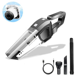 Wireless Portable Vacuum Cleaner For Home & Car 120W!