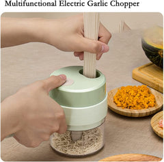 5 In 1 Handheld Hammer Electric Vegetable Cutter
