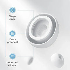 T03S PRO JOYROOM TWS Active Noise Cancelling ANC Earbuds - White