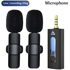 ULTIMATE K35 Professional Vlogging High Quality Collar Wireless Microphone