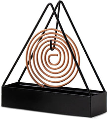 Triangle-shaped Durable Mosquito Coil Holder Creative Hanging Or Standing Incense Burner