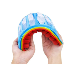 1 PC 10 Grids Silicone Ice Cube Tray for Water Bottle Ice Cream Pudding Maker Mold (Random Color)