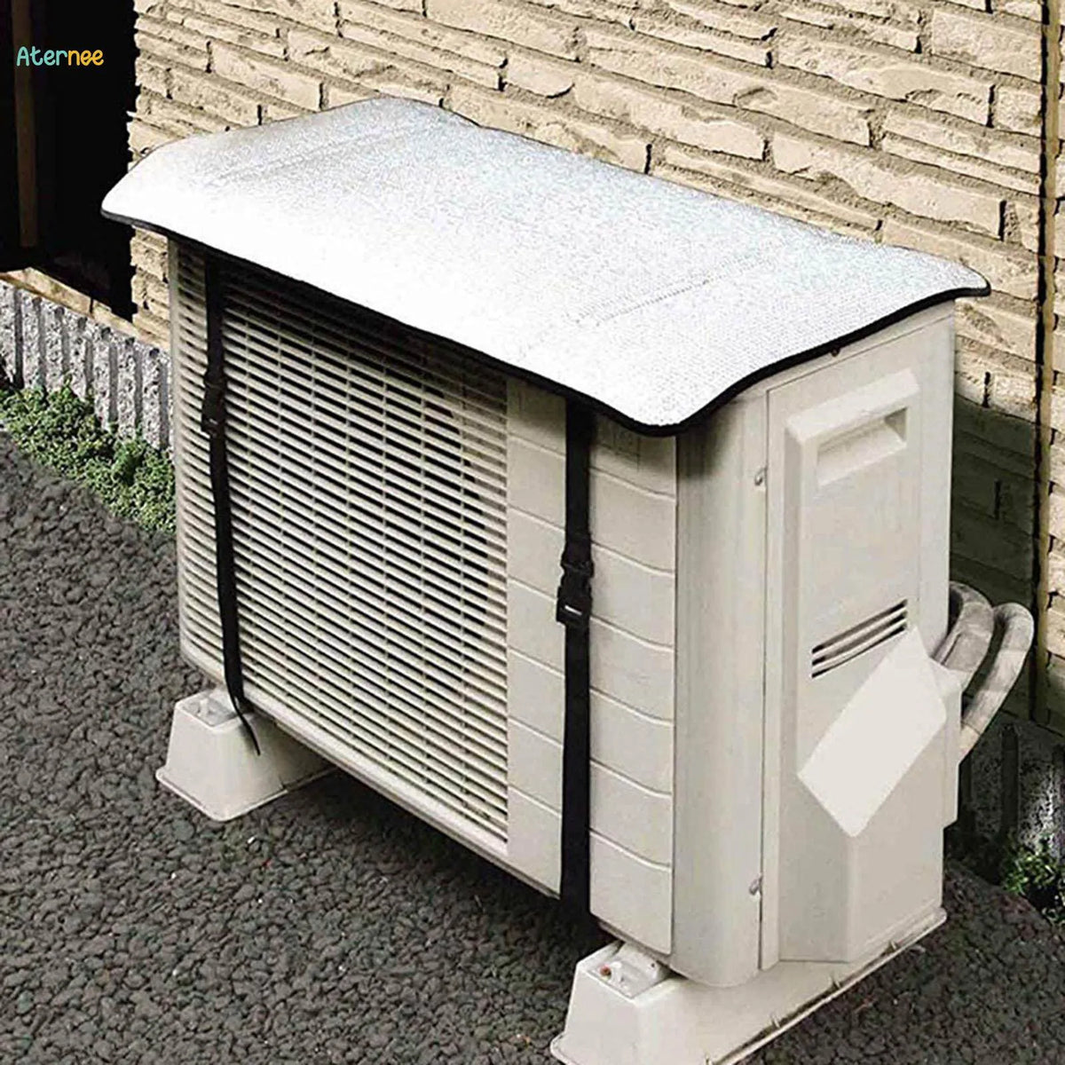 Split AC Outdoor Unit Protector Shade Cover Thermal Insulated