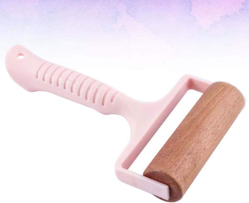 2pcs Wooden Rolling Pin for Baking – Hand Push Dough Roller with Non-Stick Surface, Lightweight & Kid-Friendly
