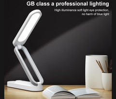 B005 LED Folding Table Lamp – Rechargeable Stepless Dimmable Desk Light with Type-C Charging & Lithium Battery