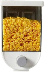 Wall-Mounted Grain Storage Box - Cereal, Rice, Oatmeal & Dry Fruit Dispenser