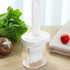 Oil Bottle with Silicone Brush – Durable Kitchen Tool for Easy Cooking and Baking Use.