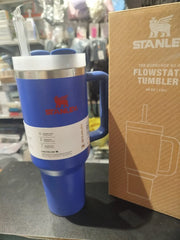 Stanley 40 Oz | (1200ML) Stainless Steel Vacuum Insulated Tumbler With Straw Leak Proof Quencher Cup For Hot And Cold Beverages - With Box | Off White