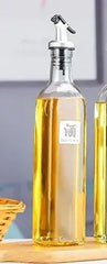 Daisy Glass Spice Set With 3 Spice Jars 180ml And 1 Oil Bottle 750ml