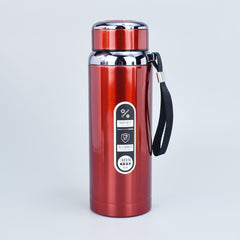 Stainless Steel Hot & Cold Thermos Bottle Vacuum Insulated Leakproof Water Bottle for Travel Gym Office