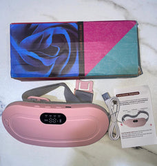 Portable Menstrual Heating Pad Belt with Massage | Period Pain Relief Electric Waist Belt | Rechargeable & Adjustable Heat