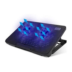Speed-X N99 Dual Fan Laptop Cooling Pad – Adjustable Cooling Stand for Laptops Up to 17"