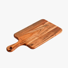 Acacia Oblong Cutting Board - Wooden 16" x 8" Face Grain Kikar Wood Chopping Board