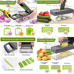 16-in-1 multifunctional slicer & cutter