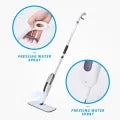 360° Rotating Spray Mop with Refillable Water Tank | Microfiber Flat Floor Cleaning Mop for Hardwood, Tile, Marble, Vinyl & Laminate Floors | Wet & Dry No Bucket Cleaning System with Washable Mop Pads