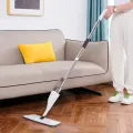 360° Rotating Spray Mop with Refillable Water Tank | Microfiber Flat Floor Cleaning Mop for Hardwood, Tile, Marble, Vinyl & Laminate Floors | Wet & Dry No Bucket Cleaning System with Washable Mop Pads