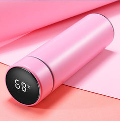 Smart LED Stainless Steel Hot and Cold Water Bottle - 500ml Thermos Flask