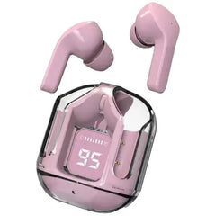 AIR 31 Wireless Earbuds – Crystal Transparent Case | Bluetooth 5.3 | Heavy Bass 🔥( random colour)