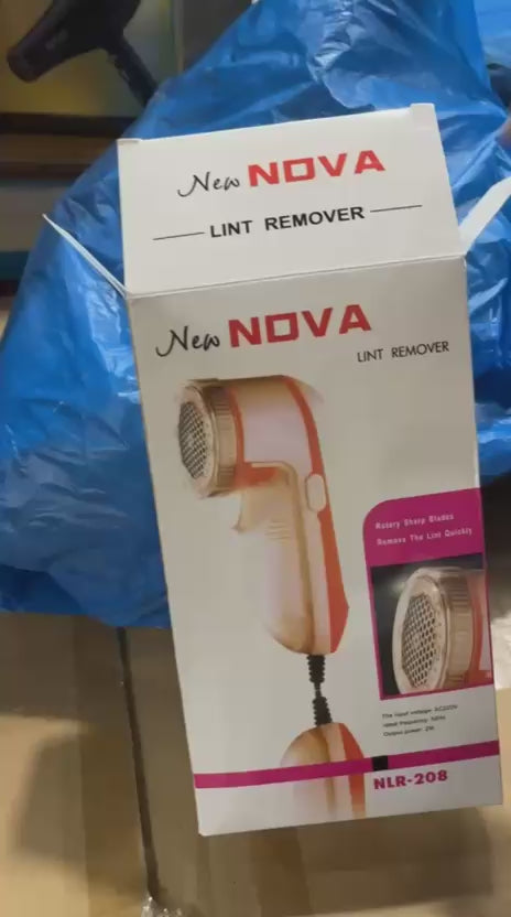 Nova Electric Lint Remover – Fabric Shaver & Fuzz Cleaner for Clothes, Wool, and Sweaters NLR-208