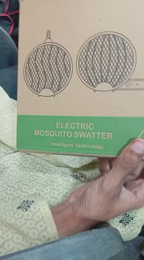 Foldable Mosquito Killer Trap | Electric Rechargeable Bug Zapper Racket For Indoor And Outdoor Mosquito And Insect Control