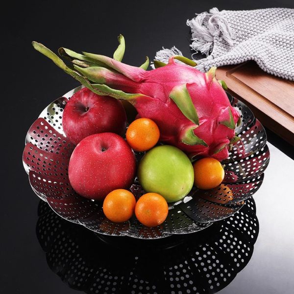Stainless Steel Folding Vegetable Steamer